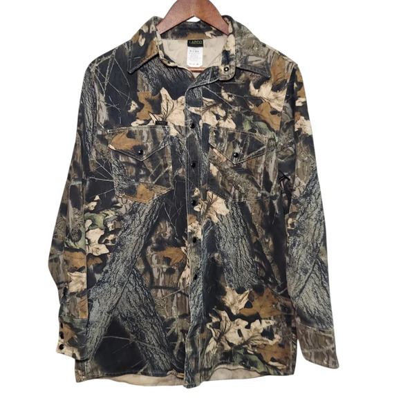 Lapco Breakup Camouflage Pearl Snap USA - Picture 1 of 6